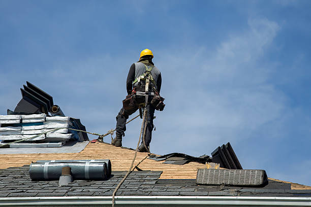Professional Roof Replacement technician working in Dewitt, VA